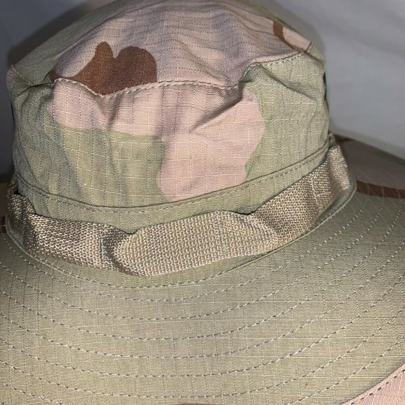 DCU MILITARY VENTED DCU DESERT CAMOUFLAGE SUN WIDE BRIM BOONIE HAT - Picture 5 of 12